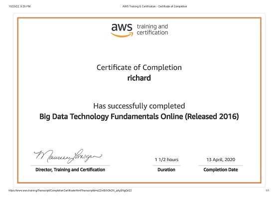 Big Data Fundamentals