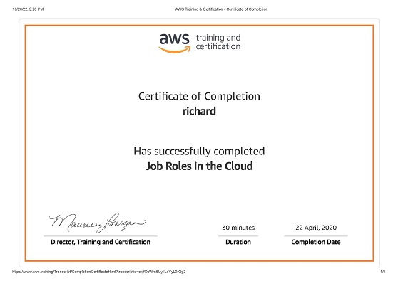 AWS Cloud Job Roles Exploration
