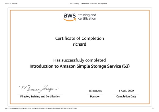 Introduction to Amazon S3 Storage