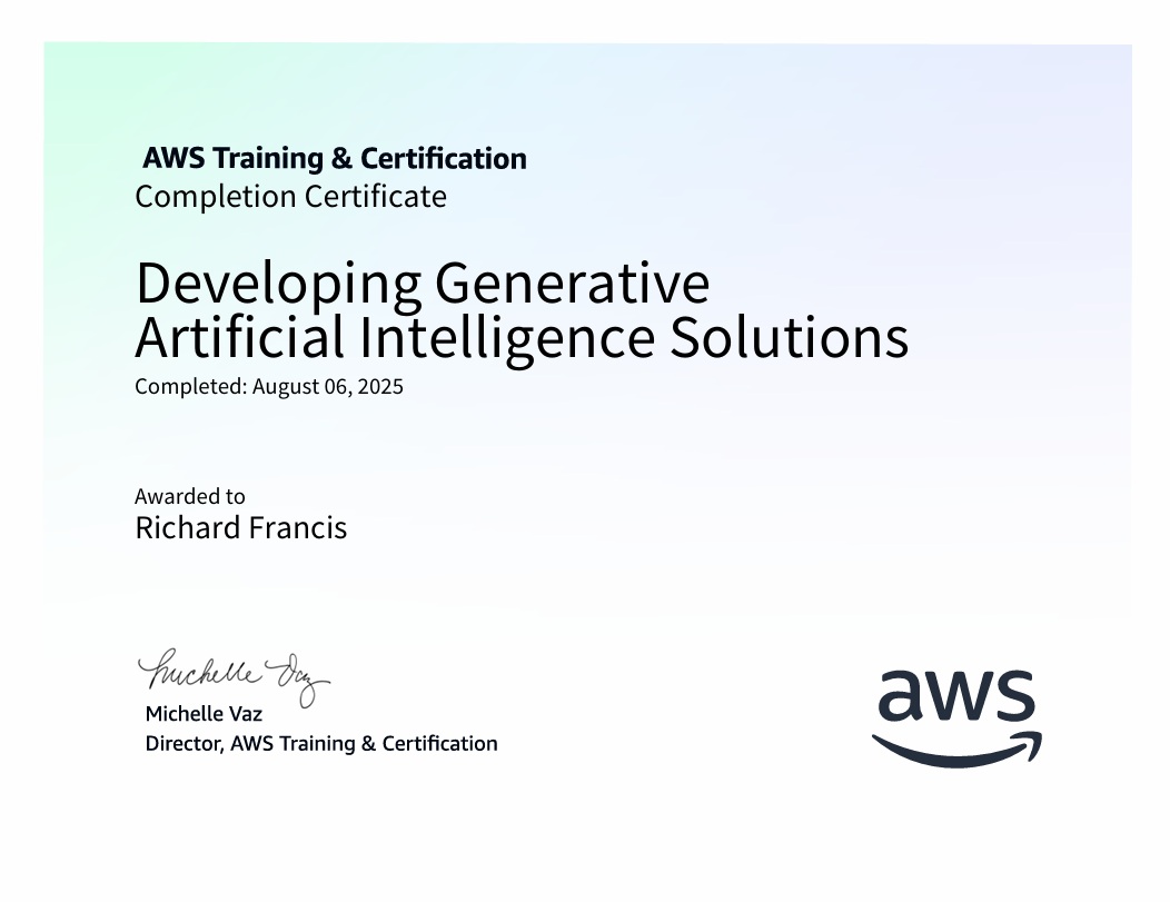 Developing Generative AI Solutions